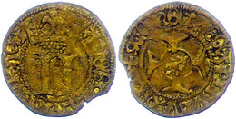 1445 Cambrai, Bistum- Domkapitel, Doppelpfennig, O.J.(um 1500),  Robert Pl. XXXII 4. Randausbruch, S-ss.  S-ss - Autres & Non Classés