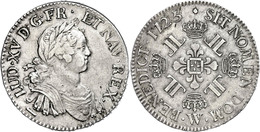 1455 Écu Aux 8 L, 1825, W (Lille), Louis XV., Gadoury 320, Ss.  Ss - Autres & Non Classés