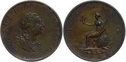 1541 1/2 Penny, 1799, Georg III., KM 647, Ss-vz.  Ss-vz - Autres & Non Classés