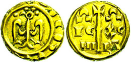 1593 Messina, Mehrfacher Tari (1,84g), 1198-1250, Friedrich II., Fb. 650a, Ss.  Ss - Autres & Non Classés