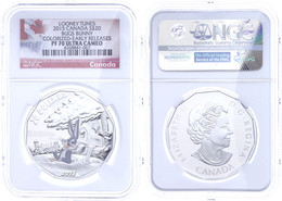 1630 20 Dollars, 2015, Looney Tunes-Bugs Bunny, In Slab Der NGC Mit Der Bewertung PF 70 Ultra Cameo, Colorized Early Rel - Canada