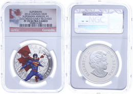 1636 20 Dollars, 2015, Superman Annual #1, In Slab Der NGC Mit Der Bewertung PF 70 Ultra Cameo, Colorized Early Releases - Canada