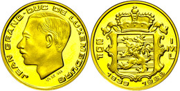 1676 20 Francs, Gold, 1989, Jean, 150 Jahre Unabhängigkeit, Fb. 12, PP.  PP - Luxembourg