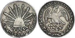 1679 8 Reales, 1840, Mexico City, KM 377.10, Ss+. - Mexique