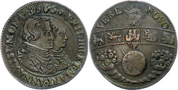 1699 Jeton, Kupfer, 1650, Philipp IV., Dugn. 4036, Ss.  Ss - Autres & Non Classés