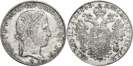 1784 Taler, 1841, Ferdinand I., Wien, J. 246, Randfehler, Vz.  Vz - Austria