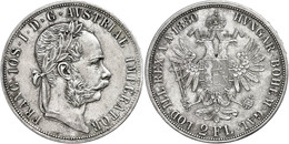 1803 Doppelgulden, 1880, Franz Joseph I., J. 343, Ss-vz.  Ss-vz - Autriche