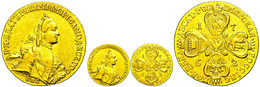 1881 10 Rubel (16,53g), Gold, 1762, Katharina II., St. Petersburg, Bitkin 4(R1), Ss.  Ss - Russie