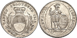 1931 Solothurn, Franken, 1812, HMZ 2-856, Auflage 2000 Stück, Vz+. - Autres & Non Classés