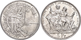 1945 5 Franken, 1883, Lugano, HMZ 2-1343n, Vz.  Vz - Other & Unclassified