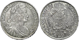 1984 Taler, 1736, Karl VI., Kremnitz, Huszar 1606, Vz.  Vz - Autres & Non Classés