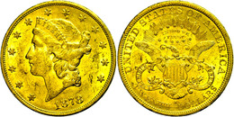 1998 20 Dollars, Gold, 1878, San Francisco, Liberty Head, Fb. 177, Kl. Rf., Ss.  Ss - Other & Unclassified