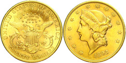 2003 20 Dollars, Gold, 1893, Double Eagle, Mzz S San Francisco, Fb. 178, Vz.  Vz - Autres & Non Classés