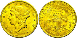 2013 20 Dollars, Gold, 1906, Denver, Liberty Head, Fb. 180, Kl. Rf., Ss.  Ss - Autres & Non Classés