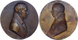 2240 Einseitige Bonze-Guss-Medaille (76 Mm, 46,9 G), O.J., Modell Von Posch, Unbekannte Person, Gleiwitz Serie Vi, 78, A - Autres & Non Classés