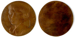 2525 Einseitige Bronze-Guss-Medaille (129 Mm, 507 G), 1976, Von K. Seckinger, Heinrich Kleist 1777-1811, Deutscher Dicht - Other & Unclassified