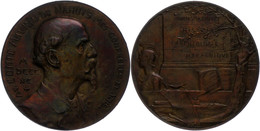 2532 Belgien, Bronzemedaille (Dm. Ca. 60,20mm, Ca. 99,06g), 1890, Von F. Dubois, Auf Graf Maurin De Nahuys. Av: Brustbil - Autres & Non Classés