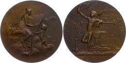 2536 Frankreich, Bronzemedaille (Dm. Ca. , Ca. ), 1900, Von D. Dupuis. Av: Sitzende Weibliche Gestalt Mit Buch In Wolken - Autres & Non Classés