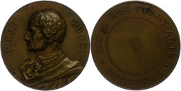 2540 Frankreich, Bronzemedaille (Dm. Ca. 50,05mm, Ca. 61,16g), O. J., Auf Pierre Puget. Av: Brustbild Nach Links. Rev: U - Autres & Non Classés