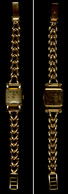 2750 Damen Armbanduhr Von La Chaux-de-Fonds, Schweiz, Art Déco, Ca. 16 X 16mm, 18 K Gelbgold, Gehäuse Seitlich "Helvetia - Other & Unclassified