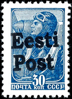 2978 30 Kop. Freimarke Mit Handstempel-Aufdruck "Eesti Post", Tadellos Postfrisch, Gepr. Krischke, Mi. 220.-, Katalog: 9 - Other & Unclassified