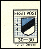 2985 30 Kop. Freimarke, Ungezähnt, Type I, Postfrisches Kabinettstück Der 1. Druckperiode, Auflage Nur 270 Stück, Fotoat - Autres & Non Classés