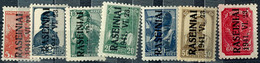 3078 5 Kop. Bis 60 Kop. Freimarken Mit Aufdruck In Type I, Tadellos Postfrisch Bzw. 50 Kop. Mit Falz, Gepr. Klein VP, Mi - Other & Unclassified