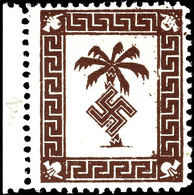 3185 Tunis, Päckchen-Zulassungsmarke Auf Dickem Papier, Postfrisches Luxusstück, Fotoattest Volz, Mi. 700.-, Katalog: 5a - Autres & Non Classés