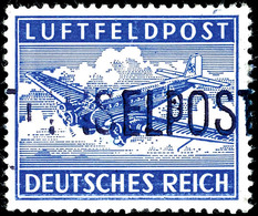 3197 Insel Leros, Zulassungsmarke Gezähnt, Schwarzblauvioletter Handrollstempel-Aufdruck "INSELPOST" In Type III, Ungebr - Other & Unclassified