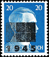 3546 20 Pfg Hitler Mit Aufdruck In Type IIc, Tadellos Postfrisch, Gepr. Sturm BPP, Mi. 320.-, Katalog: 11IIc ** - Other & Unclassified