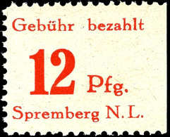 3584 3 - 12 Pfg. Postfrisch Komplett, Mi. 180.-, Katalog: 1/6 ** - Spremberg