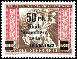 3613 4 Pfg. Auf 3 Pfg. - 50 Pfg. Auf 12 Pfg. Aufdruck-Ausgabe Komplett, Postfrisch, Tadellos, Signiert Richter, 610,-, K - Other & Unclassified