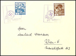 3922 1937, Seltener Sonderstempel "Klagenfurt 24. Juli 1938 - Den Helden Der Julierhebung 1934" Auf Brief, Frankiert Mit - Autres & Non Classés