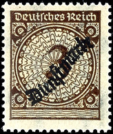 4449 3 Pfg. Schwärzlichbraun, Postfrisch, Signiert Dr. Oechsner BPP, Mi. 220.-, Katalog: 99b ** - Autres & Non Classés