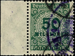 4577 50 Millionen Deutsches Reich Mit Handstempelaufdruck (Alter Handstempel), Tadellos Gestempelt, Fotoattestkopie Dr.  - Autres & Non Classés