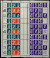 4594 Hitler 1941, Markenhefchenbogen 4+6+8 Pf., HAN 20144.41 1 HÜ Violett, Postfrisch, Mi. 800.-, Katalog: MHB70HAN 2.1  - Autres & Non Classés