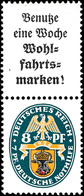 4618 Nothilfe 1928, "Benutze Eine Woche Wohlfahrtsmarken!" + 8 Pfg, Senkrechter Zusammendruck, Tadellos Ungebraucht, Fot - Autres & Non Classés