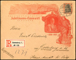 4630 3 - 30 Pfg Germania Privatganzsachen "Jubiläums-Couvert 1888-1913" Zum Thronjubiläum, Serie Mit 6 Umschlägen Komple - Autres & Non Classés