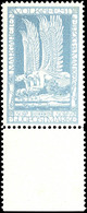 4634 50 Pfg. Margarethen-Volksfest Hellblau, Unterrandstück, Postfrisch, Pracht, Mi. 130,-, Katalog: 4a ** - Poste Aérienne & Zeppelin