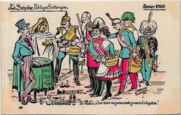 CPA FLEURY La Semaine Politique Satirique 1906 Non Circulé Kaiser Léopold II Espagne Marianne - Philosophie & Pensées