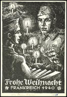 4730 Propagandakarte "Frankreich 1940. Frohe Weihnacht" Als Fp-Karte 19.12.40 Ab Fp-Nr. 18420 (= 14. Kp. Inf.Rgt 515) Na - Other & Unclassified