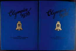 4755 Olympia 1936, Bd. 1 (Die Olympischen Winterspiele / Vorschau Auf Berlin) Und 2 (Die XI. Olympischen Spiele Berlin), - Autres & Non Classés