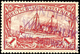 4917 Zwei Verschied. Innendienst-Stempel (s. Foto), Je Gepr. Bothe, Katalog: 20,27 O - Sud-Ouest Africain Allemand