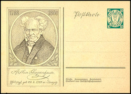 5148 10 Pfg. Bild-Ganzsachenkarte "Schoppenhauer" Ohne "in" In Der 3. Zeile, Ungebraucht, Pracht, Katalog: P63/03 BF - Other & Unclassified