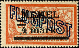 5166 4 M. A. 2 Fr. Flugpost Mit Aufdruckfehler Ia, Tadellos Postfrisch, Kurzbefund Erdwien BPP (1999), Mi. 300.-, Katalo - Klaipeda 1923