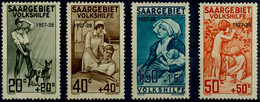 5251 1927, Nothilfe, Tadellos Postfrisch In Einwandfreier Zähnung, Katalog: 122/25 ** - Autres & Non Classés