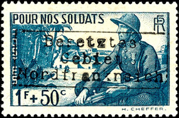 5444 1 Fr. + 50 C. Wohltätigkeitsausgabe "Soldaten" Mit Aufdruck In Type II, Ungebraucht Mit Voller Originalgummierung,  - Autres & Non Classés