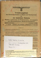 5509 1940, 9 Verordnungsblätter Für Luxemburg, Dazu 2 Kopien - Luxembourg