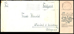 5627 1939, Feldpost-Brief Mit Stummem Maschinen-Stpl. Vom 28.10.39 Sowie Mit Absenderangabe Feldpost-Nr. 27106 = Torpedo - Autres & Non Classés
