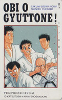 Delcampe - Télécarte Japon / 110-94990 - MANGA - SHOGAKUKAN By KATSUTOSHI KAWAI - JUDO - ANIME Japan Phonecard - 10118 - Comics